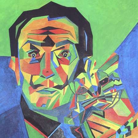 3dRose LLC lsp_46752_6 Dali with Ocelot And Cane Dali, Salvador Dali, Ocelot, Portrait, Man, Male, Cat 2 Plug Outlet Cover 3