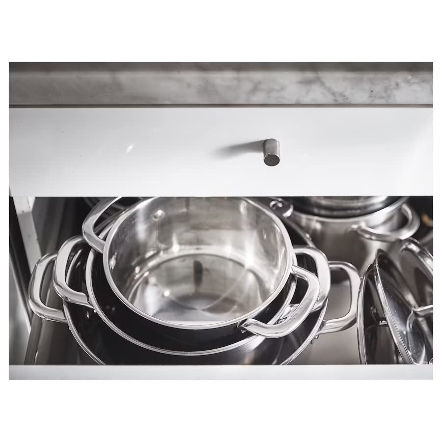 IKEA Kitchen Pot with lid, Stainless Steel, 8.0 l (8 qt) 3