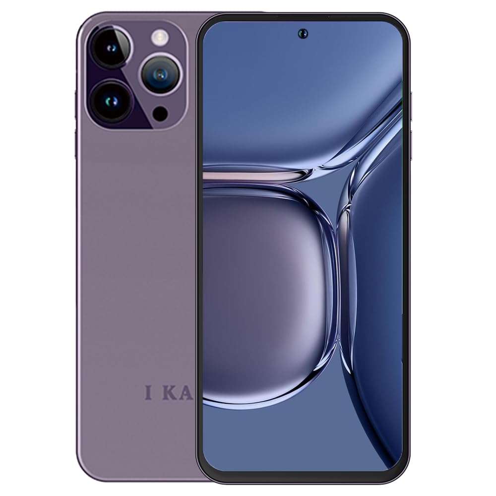IKALL S2 Smartphone Purple (6.8" Display, 6GB, 128GB) 1