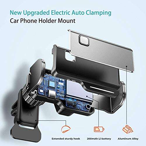 Phone Mount for Car,Car Phone Holder Mount,Car Accessories,Car Phone Holder,Cell Phone Holder Car,Car Phone Mount,Car Mount for iPhone,Cell Phone Automobile Cradles,Compatible with iPhone,Samsung 2