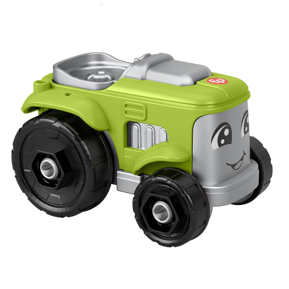 Little People Replacement Part for Fisher-Price Preschool Farm Playset HPX87 - Replacement Green Tractor 4