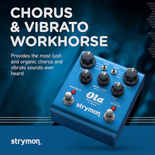 Strymon Ola dBucket Chorus and Vibrato Guitar Effects Pedal for Electric and Acoustic Guitar, Synths, Vocals and Keyboards 2