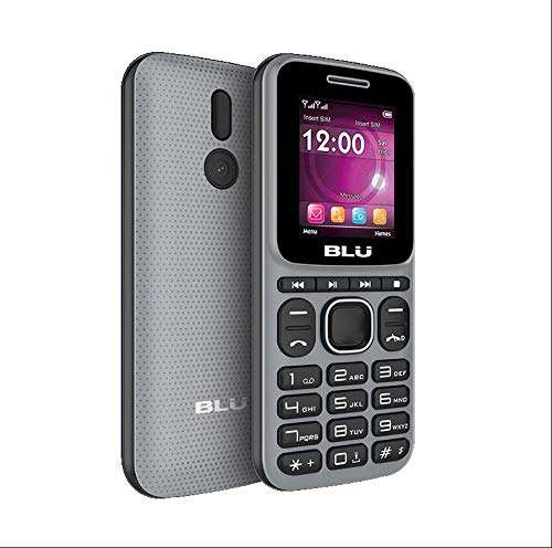 BLU Z4 Music Z250 GSM Unlocked 1.8" Dual Sim | FM Radio | Flashlight | VGA Camera (Gray) 1