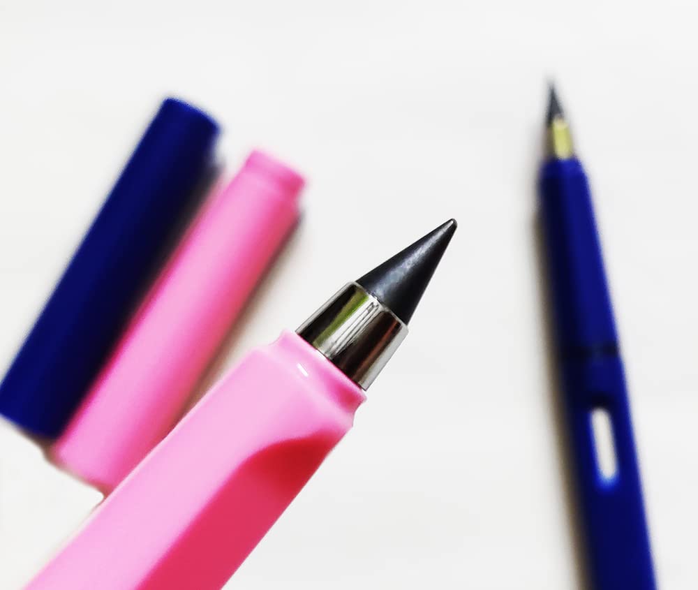 BITONA® Everlasting inkless Pencils Portable Reusable and Erasable (Set of 2 pencils) any 2 random color 6