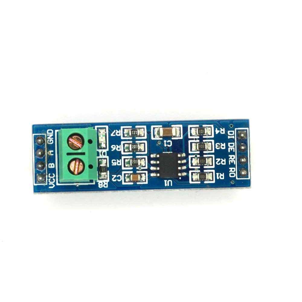 INVENTO 2Pcs 5V MAX485 TTL to RS485 Converter Module Board DIY 3