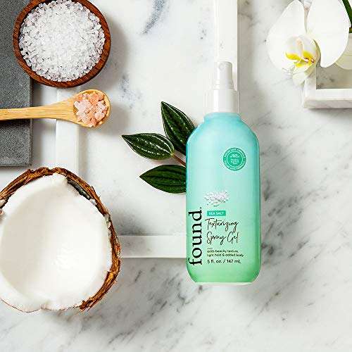FOUND Haircare Sea Salt Texturizing Spray Gel, 5 oz. | Styling Treatment | Adds Beachy Texture, Light Hold, & Body 2