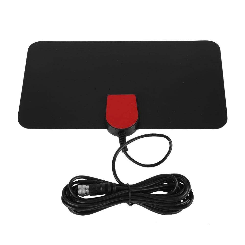 Junluck Flat Antenna, Plug and Play Digital TV Antenna, 3 Meter Cable for Full HD Digital TV for ATSC/DVB-T2 System 1