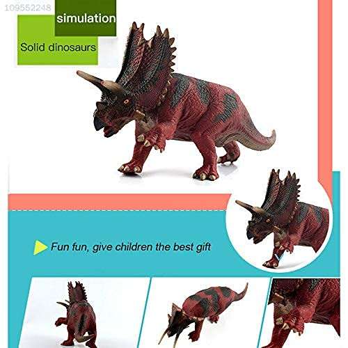 Ubersweet® Imported 8A0E Simulation Pentaceratops Dinosaurs Model Kids Funny Birthday Gifts 4