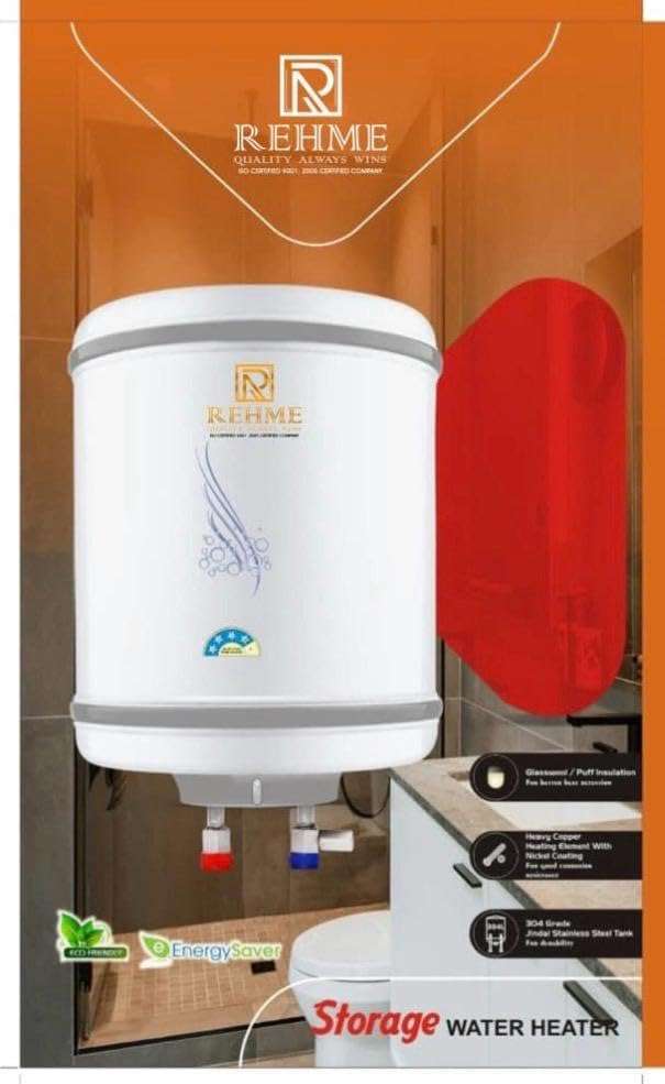 Rehme Storage Water Heater, 25 Ltr, Stainless Steel Tank, 2000 Watt, 8 Bar Pressure Rating, Adjustable Thermostat, ISI Certified 4