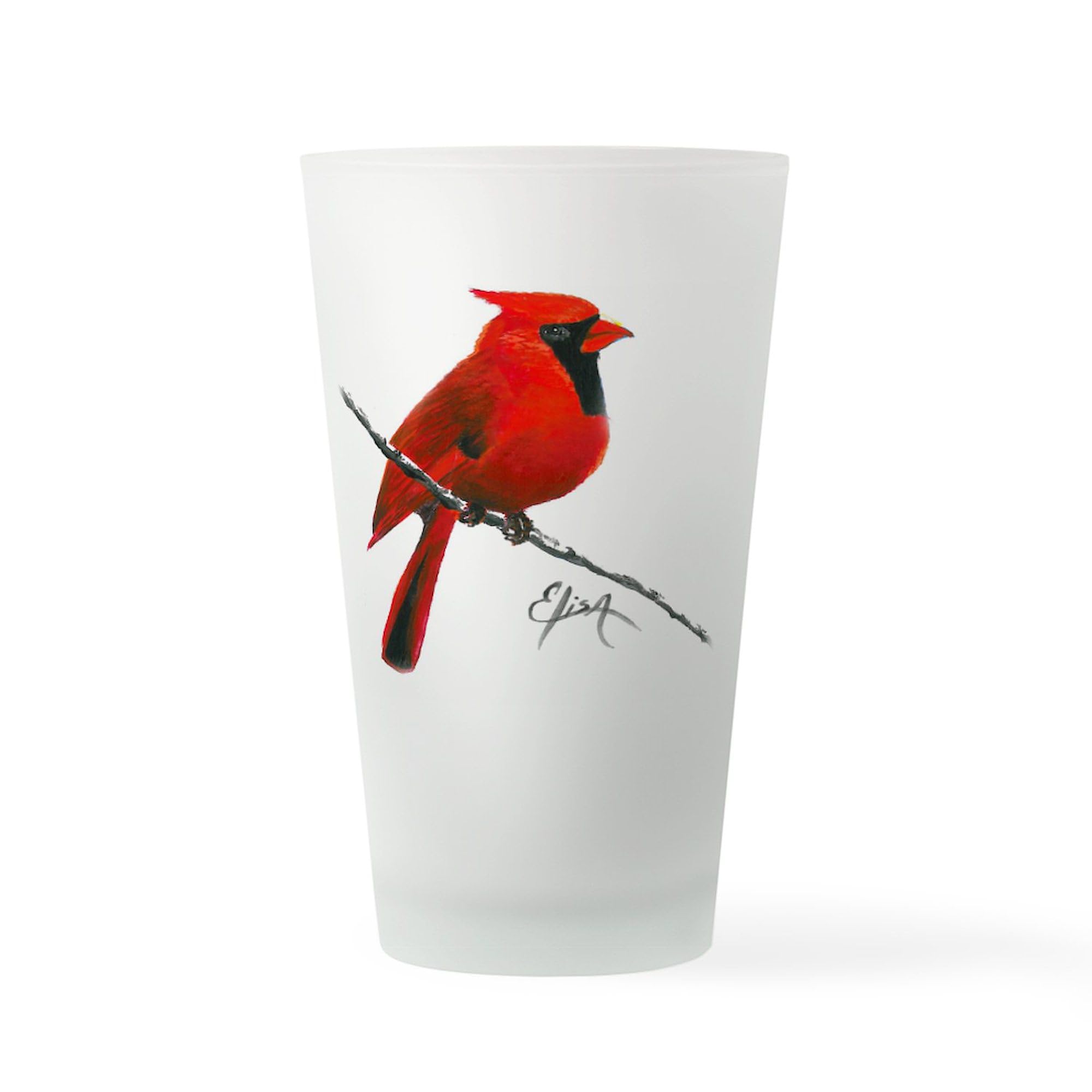 CafePress Cardinal (2) Pint Glass, 16 oz. Drinking Glass 1