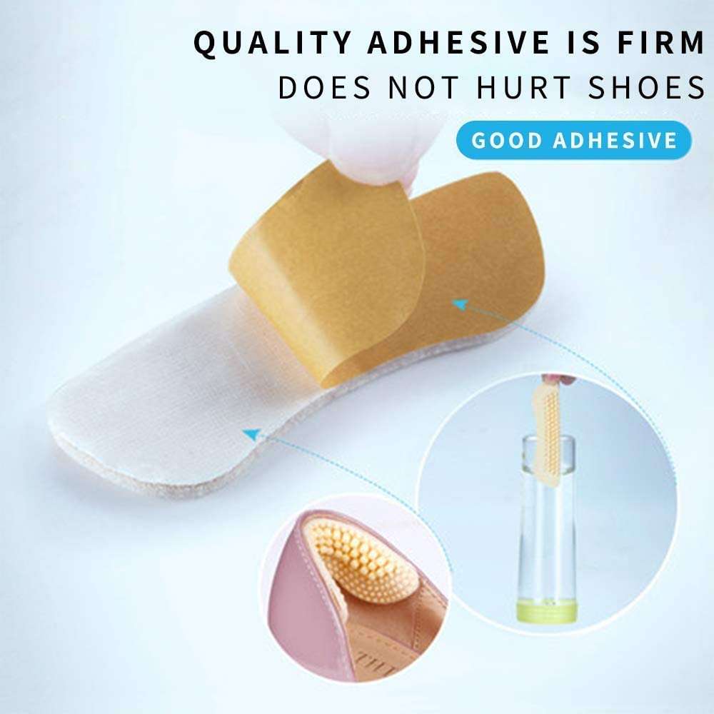 Hasruna Enterprise 4D Silicon Heel Liner Cushions Insoles For Heel Grip Pads 5