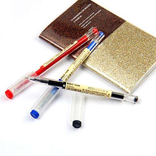 12Pcs 0.35 mm Black Gel Ink Pens, Extra-Fine Ballpoint Pen, for Office School Stationery Supply (12PCS) 6