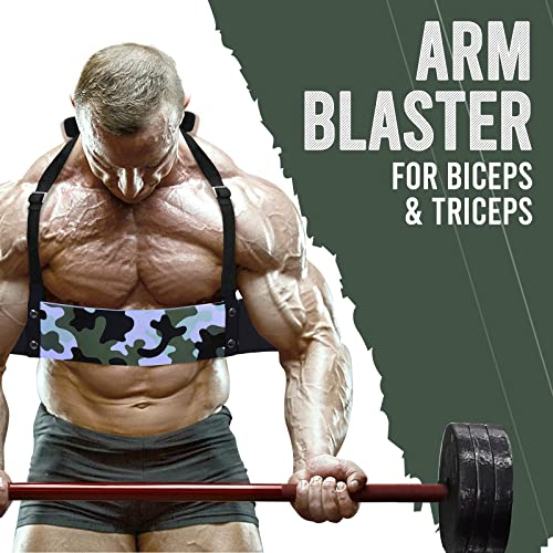 DEFY Bicep Arm Blaster- Arm Blaster for Biceps & Triceps, Workout Bicep Curl Blaster, DEFY Bicep Isolator Arm Blaster- Arm Blaster for Biceps & Triceps Men and Women, Bicep Curl Blaster, (Green Camo) 6