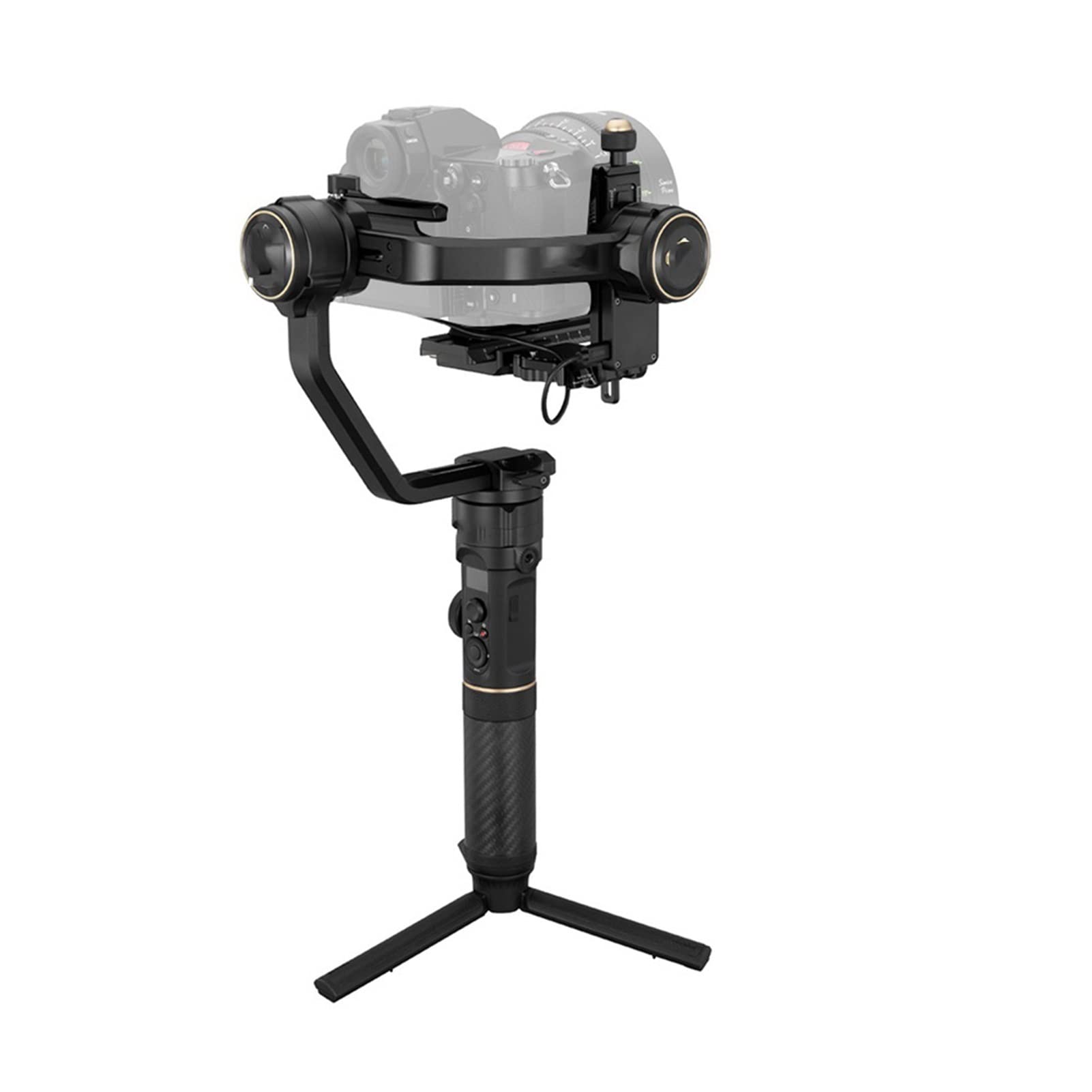 3- Handheld Gimbal Stabilizer DSLR Mirrorless Camera Live Video Kit for Outdoor Video Recording (Bundle : 2S) 1