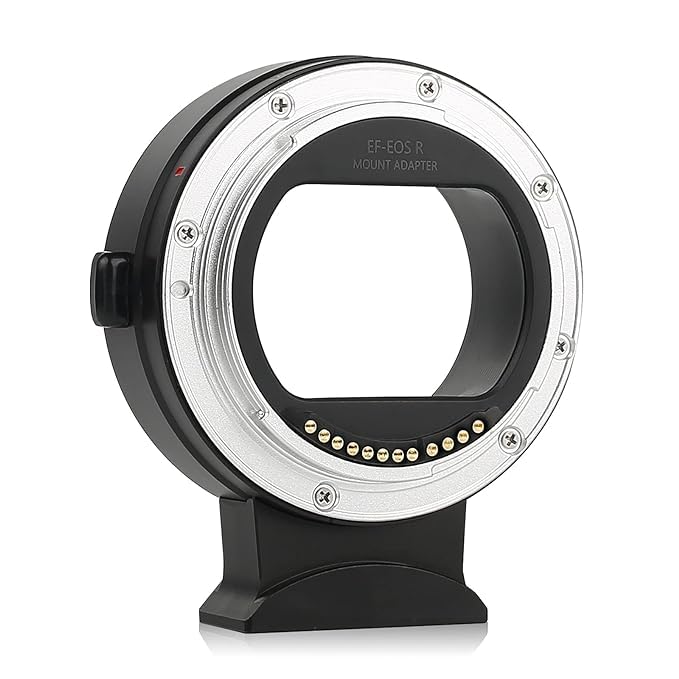 Ketsicart® Lens Adapter EF - EOS R - All Metal Auto Focus Mount Converter - Compatible for Canon EF/EFS Lenses to EOS RP, R, R6, R5 Cameras 6