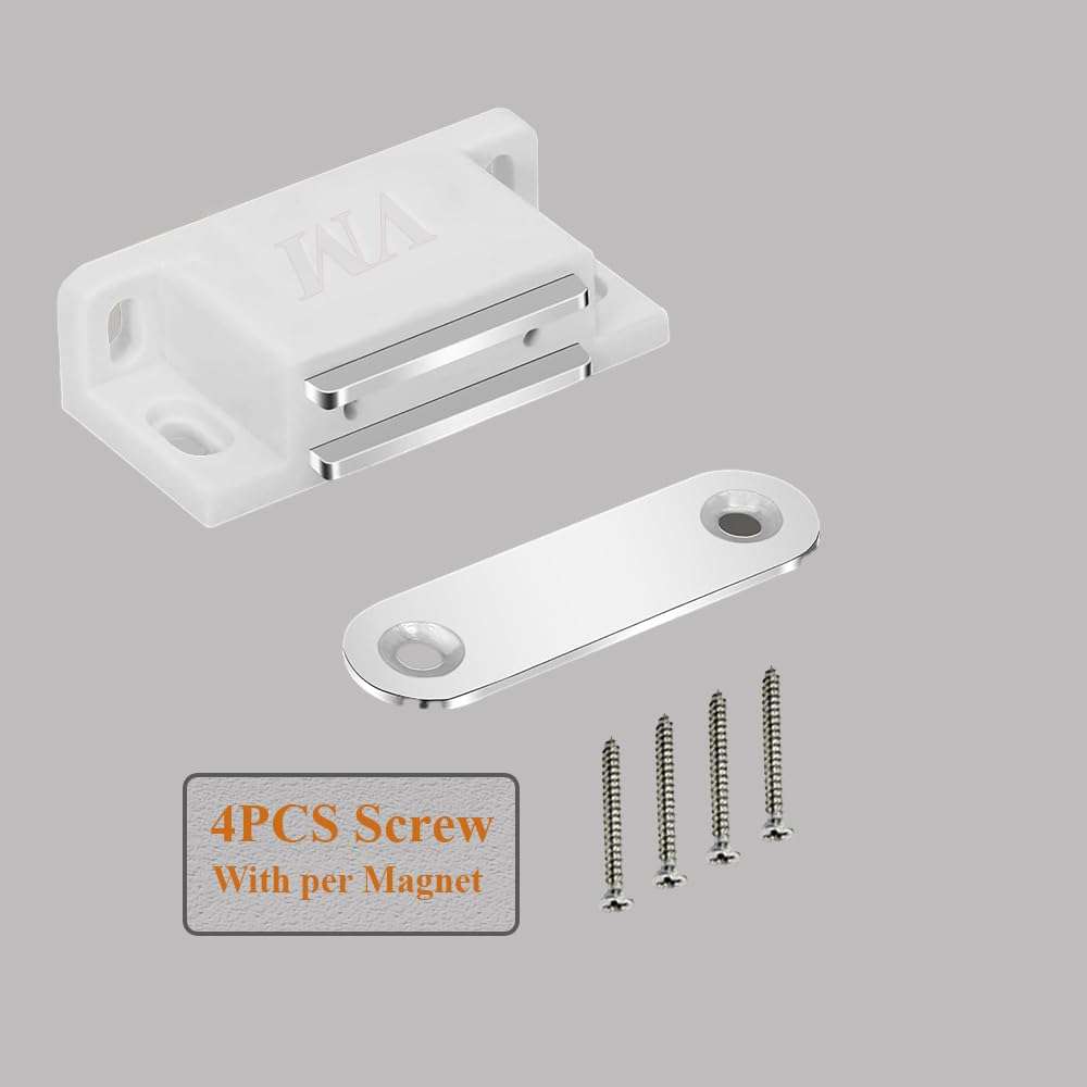 Aoking Multiple Uses Small Magnet Door Catcher/Stopper for Cabinet Cupboard Wardrobe Kitchen & Bathroom Pack of 7 5