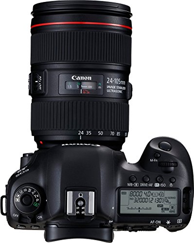 Canon EOS 5D Mark IV 30.4 MP Digital SLR Camera (Black) + EF 24-105mm is II USM Lens Kit 3
