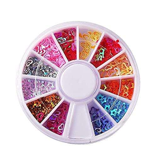 APOEM Nail Art kit for Girls Birthday Gift for Girls Little Girls, Kids (Random Cute Nail Designs)- Multi Color, (Set of- 2)-(Pack of 1) 5