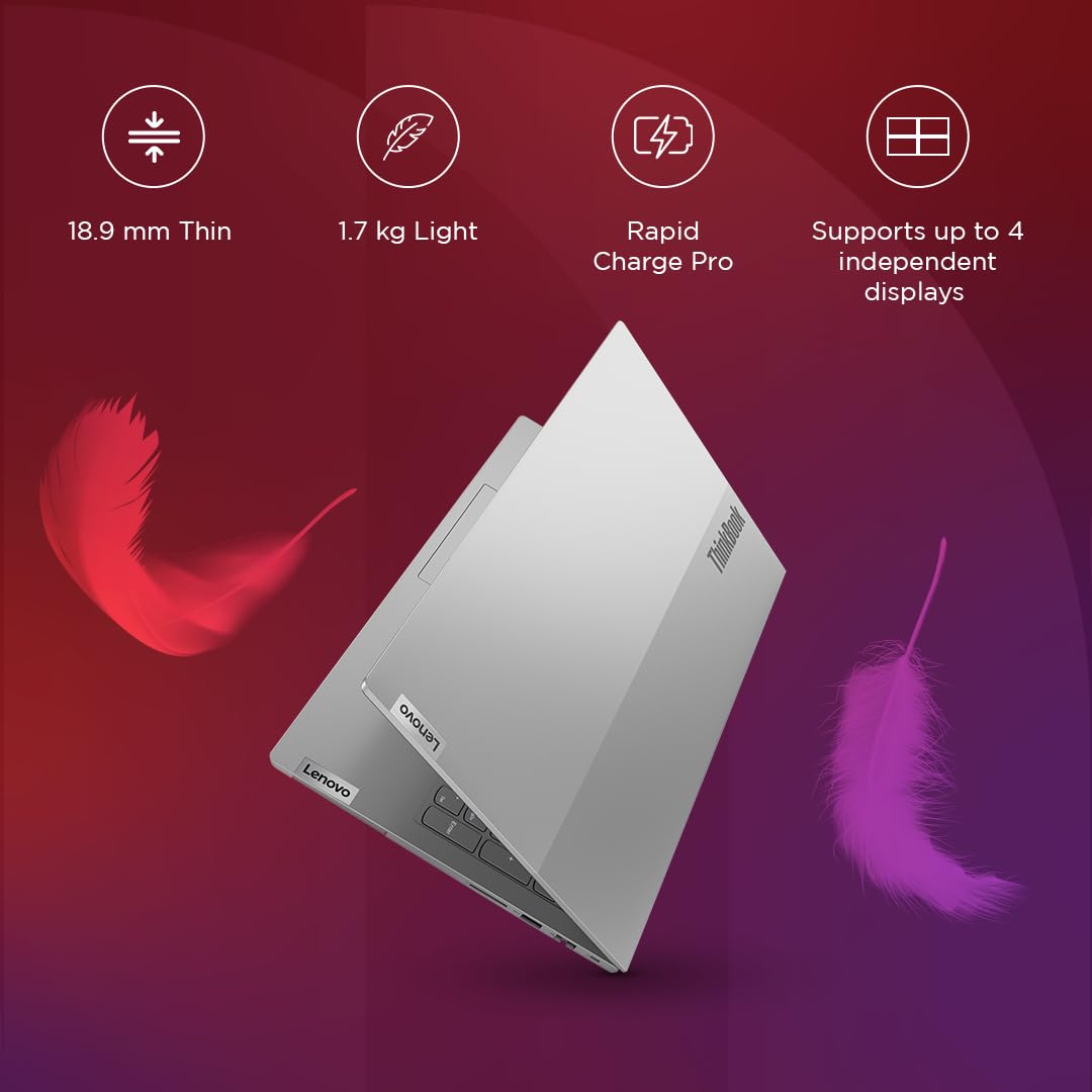 Lenovo ThinkBook 15 G5 Ryzen 5 15.6" FHD Antiglare 250 Nits Thin and Light Laptop (16GB RAM/512GB SSD/Windows 11 Home/Fingerprint Reader/Backlit/Mineral Grey/1 Year Onsite/1.7 kg), 21JFA02KIN 5