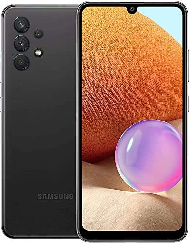 SAMSUNG Galaxy A32 (SM-A325F/DS) Dual SIM 128GB/ 8GB RAM, 6.4” Factory Unlocked GSM, International Version - No Warranty - Awesome Black 1