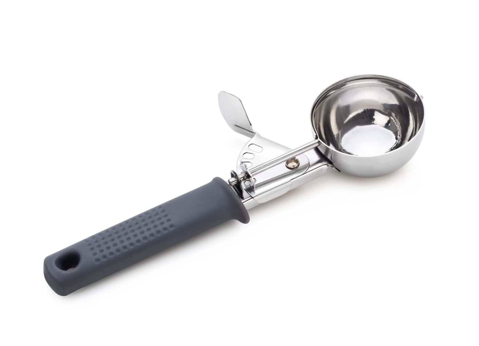 ARTO Ice Cream Scoop | Push Button | Stainless Steel | Firm Grip Food Grade Rubber Handle 1