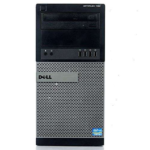 Dell Optiplex 790 Tower Desktop Computer - Quad Core Intel i5 2nd Gen, 8GB DDR3 RAM, 500GB HDD, Keyboard, Mouse, Wireless WiFi, Windows 10 Home (Renewed) 2
