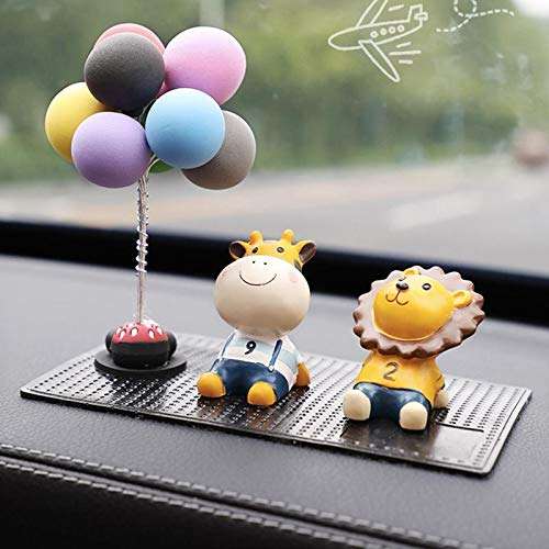 Geekmonkey Rubber Car Decoration Balloon Bouquet Ornament Mickey Base Toy Car Ornaments Auto Interior Accessories Decoration Birthday Gift (1 Pc), Multicolor 5