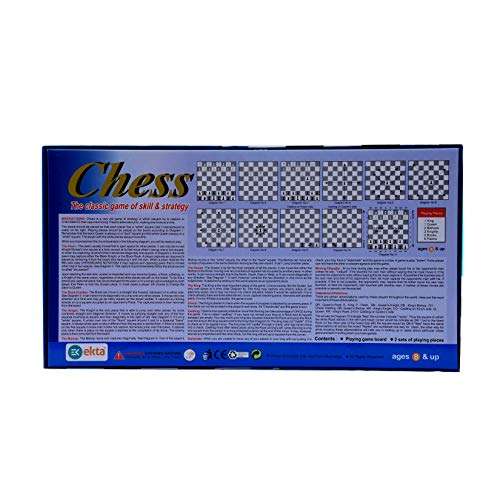 EKTA Chess Set, All Age, Multicolor, 350 X 200 X 30 millimeters 2