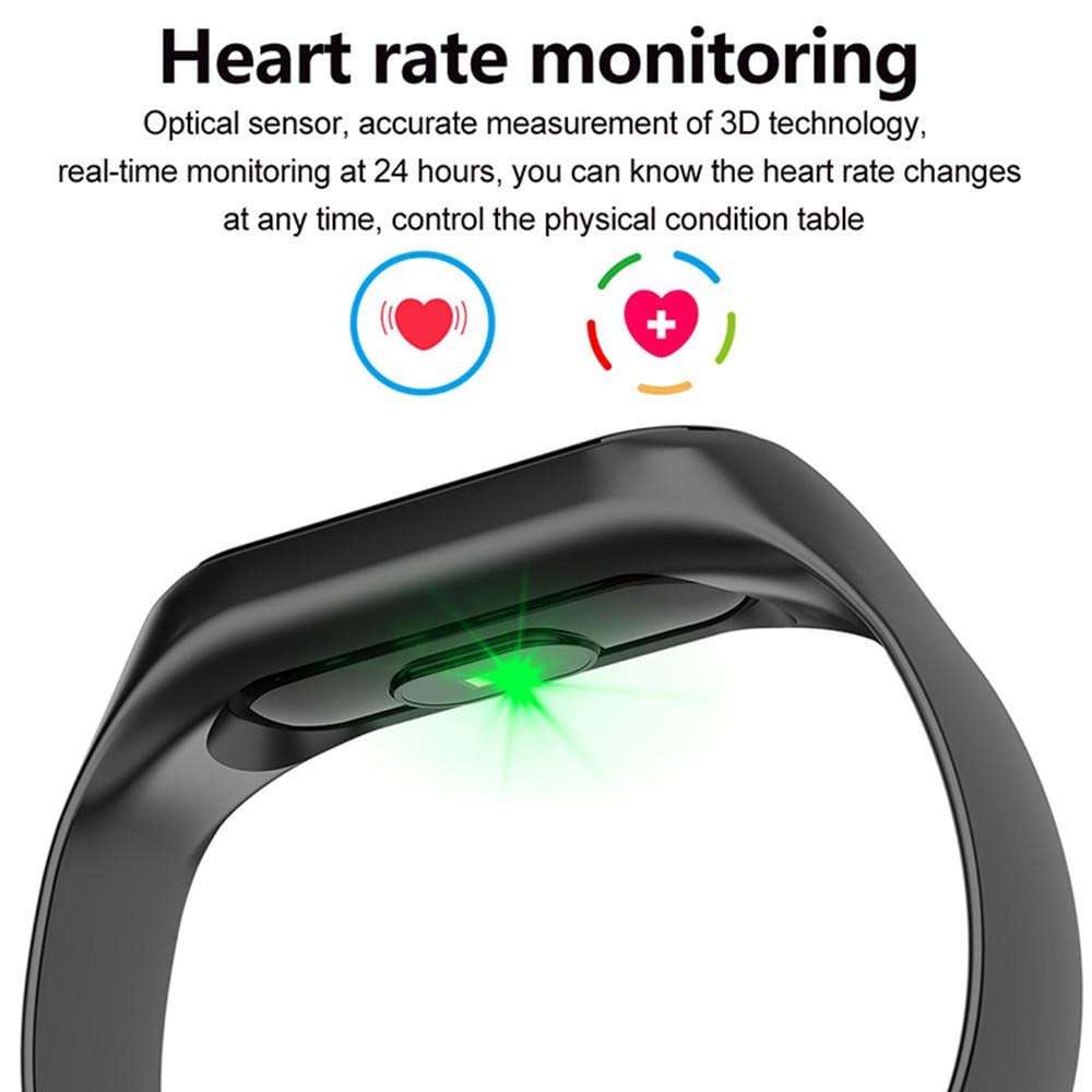 Heart Rate Blood Pressure Wrist Smartwatches for Android iOS Smart Watch for Men 3