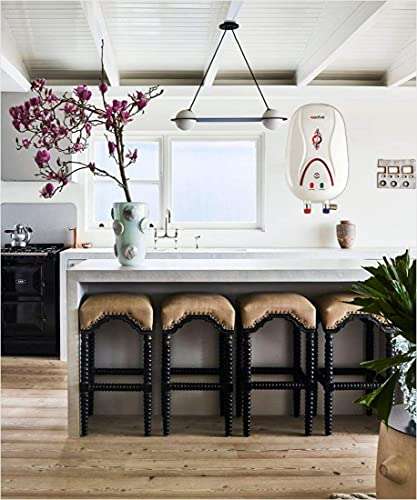 ACTIVA 1 LTR. Instant 3 KVA Anti Rust Coated Tank Geyser with Full ABS Body, 5 Year Warranty HOTMAK (Ivory) 4