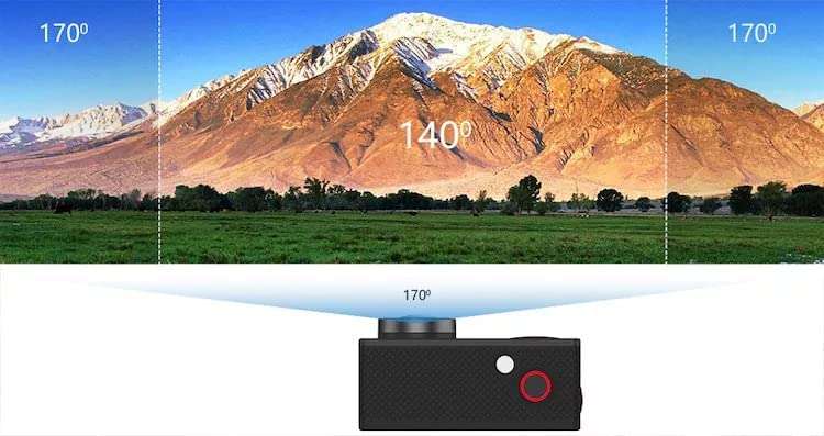 Mabron H9R Wi-Fi Waterproof Sports 4K Action Camera - Ultra Hd 1080p, 16Mp,2 Inch LCD Display 4