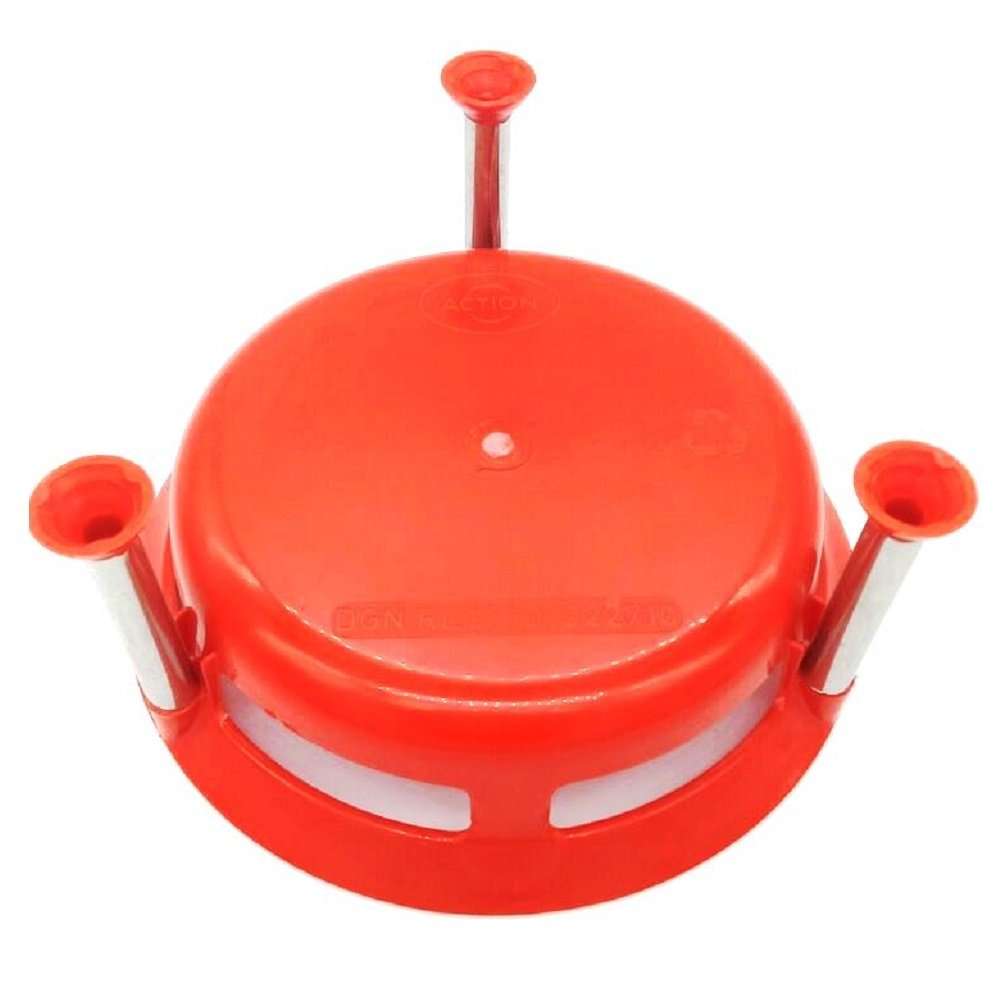 MagnusDeal Multipurpose Pot Stand Deluxe (22.50 cm), Bright, Colourful, Strong and Sturdy Pot Stand.(Colors May Vary) Color: Red 5