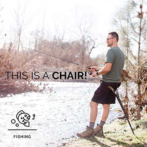 Sitpack Zen X-I | Compact, Lightweight & Portable Chair | Premium Folding Stool for Backpacking, Hiking, Concert & Spectator | Adjustable Travel Seat with 240lbs Weight Limit |Aluminium 6