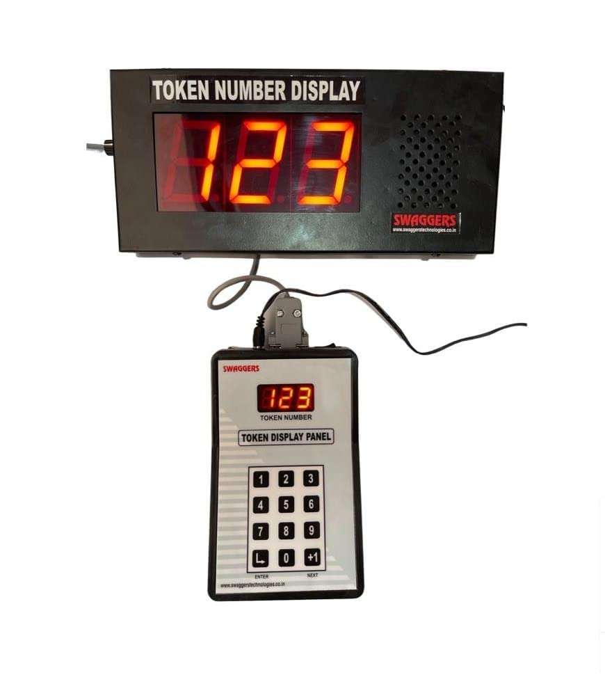 DRMS STORE Token Display System with ding Dong Voice Used in Hospitals,clinics,Banks etc. !1 Year Warranty! 1