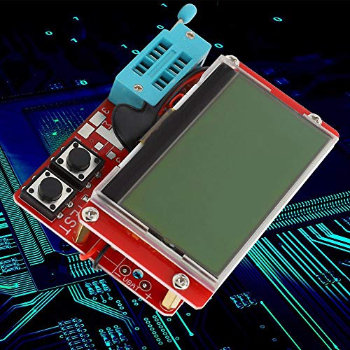 T4 ATmega328 Transistor Tester, Multi-Functional Digital Capacitance MOS/PNP/NPN Tester, Resolution 0.01Ω 5