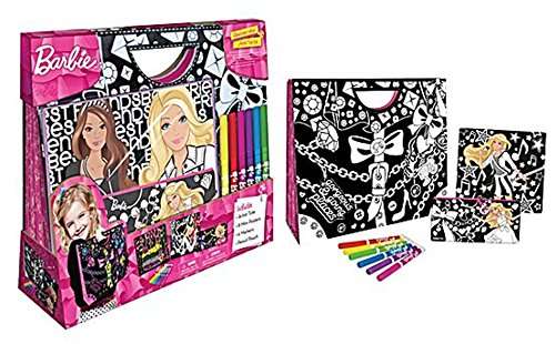 Fashion Angels Barbie Glamtastic Velvet Artist Tote Set 1