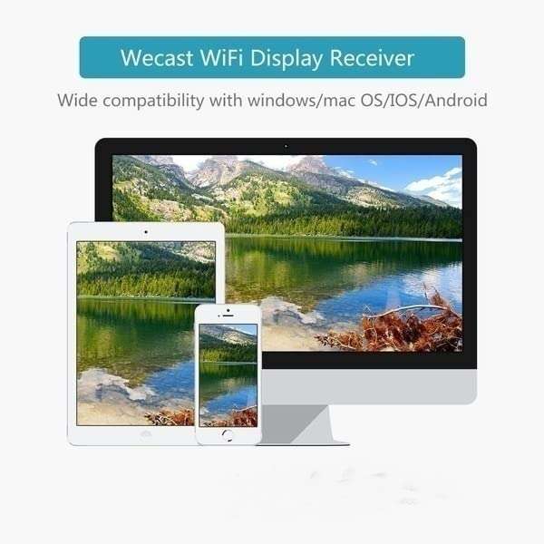 Techking Wireless WiFi Dongle for Tv Display Screen Casting Mirroring Adapter for All Smartphone Mobile by Techking 6