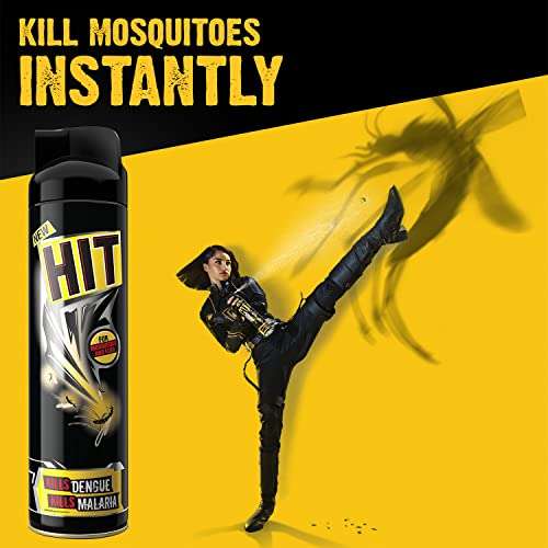 Hit Flying Insect Killer - Mosquito & Fly Killer Spray (625Ml) | Instant Kill | Protection From Dengue & Malaria, Pack Of 1 2