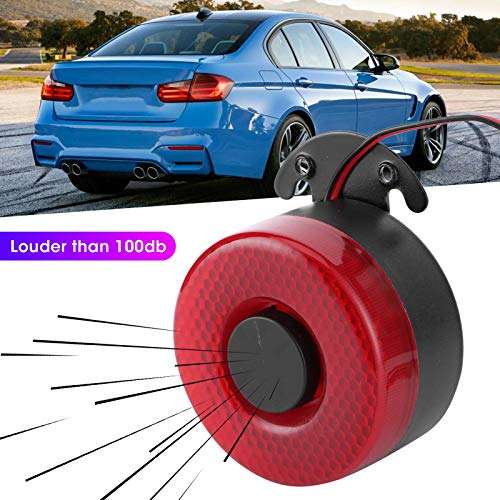 Car Back-up Alarm 100dB Universal Waterproof Car Truck Backup Reverse Beeper Warning Alarm Vehicle Horn Speaker Buzzer Sound Light 12/24V 2