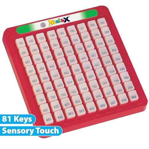 Small World Toys Multiplication Board Game, Push Button Multiplication Machine for Kids 3+, Kindergarten Math Learning & Education Toys, Math Game for Home School Classroom, Gifts for Kids 4