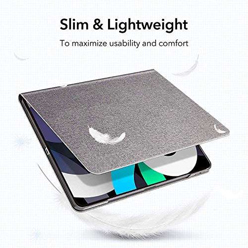 Xtore Atlas iPad Pro 11 inch 2020/2018 Folio Case | Auto Wake/Sleep | Laser Cut Slots (Charcoal Grey) 5