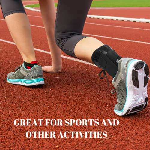 MEDIZED® Ankle Brace, Stabilizer, Lace Up Adjustable Support, Stirrup Compression – for Running, Basketball, Volleyball, Injury Recovery, Sprain, Ankle Wrap for Men, Women, and Children (Small) 3