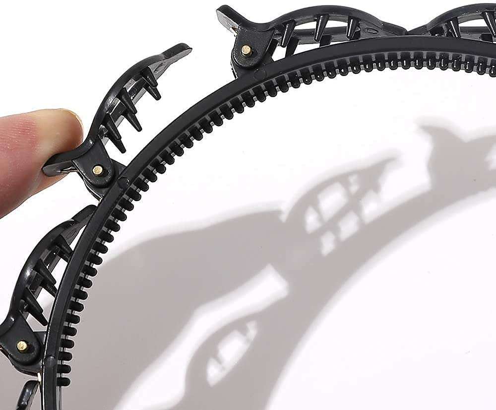 Neelam Forever HairPin Clips for Perfact Girl and Lady Double Bangs Hairpins Hair Tool Hairstyle Hairband with Alligator Clips for Makeup (Pack of 2) 4