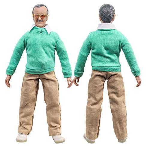 Figures Toy Company Stan Lee Retro 8 Inch Action Figure: Green Sweater Version 2
