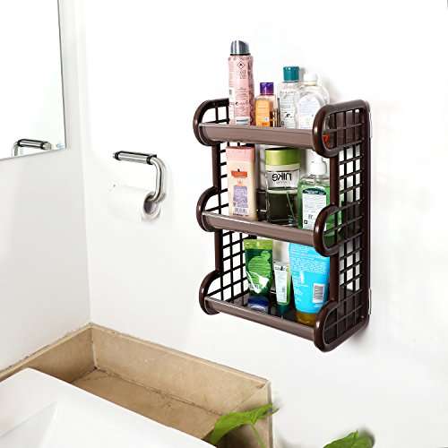 Cello Tokyo Plastic Storage Shelf, Brown 2