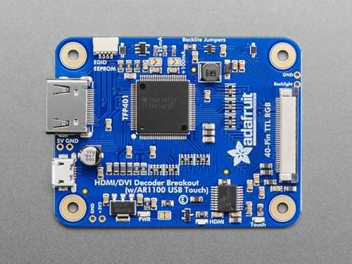 Adafruit TFP401 HDMI/DVI Decoder to 40-Pin TTL Breakout - with Touch [ADA2219] 2