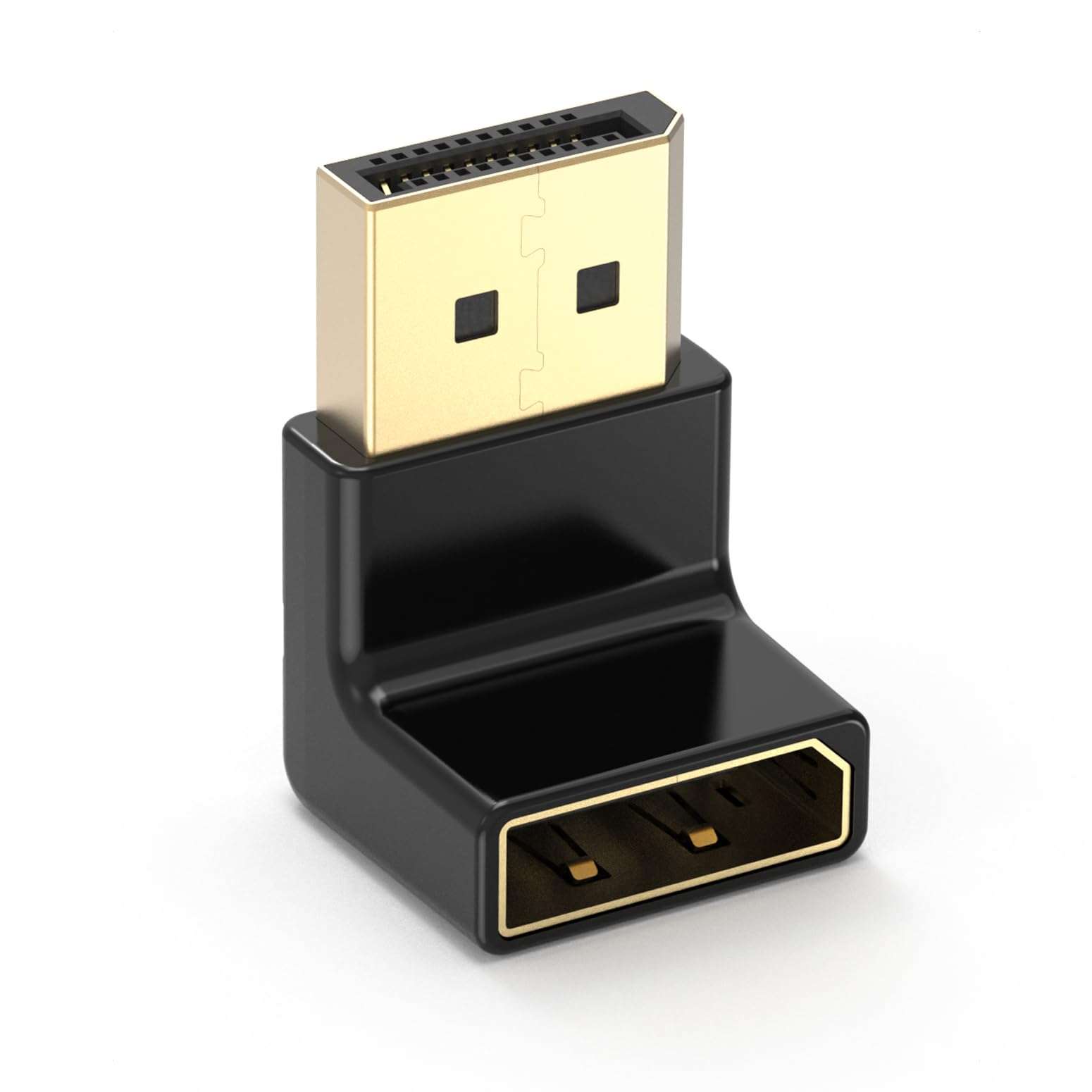 Cable Matters 4K@240Hz Right Angle DisplayPort 1.4 Adapter, 8K DisplayPort 270 Degree Adapter, Black 2