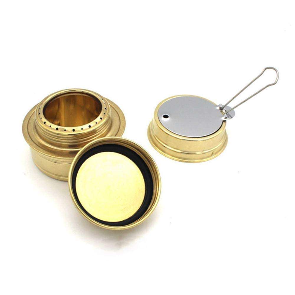 Keweis Portable Outdoor Mini Alcohol Stove Burner Ultralight Camping Cookware Set for Outdoor Camping, Hiking, Backpacking, Picnic 3