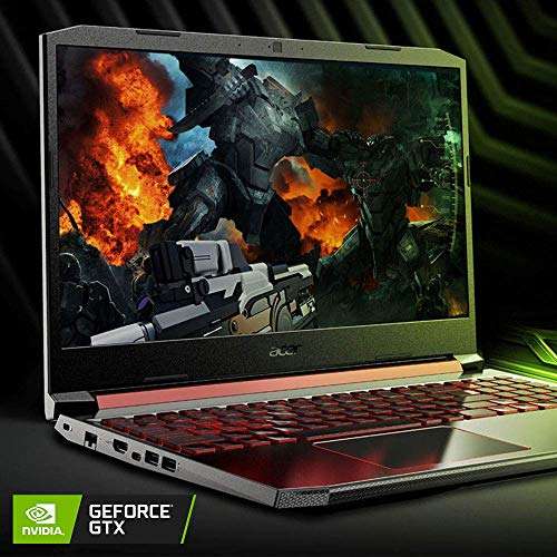 Acer Nitro 5 15.6 Inch FHD Full HD IPS Display Gaming Laptop with Sleeve, Intel Core i5-9300H, 8GB RAM, 256GB PCIe SSD Boot + 1TB HDD, NVIDIA GTX 1650, Backlit Keyboard, HDMI, Windows 10 3