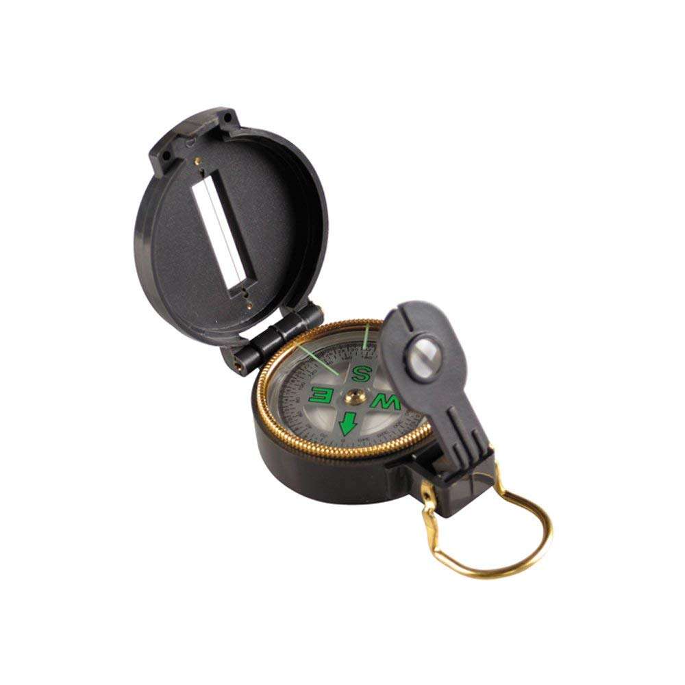 Skywalk Military Engineer Directional Compass North Arrow Floating Metal Dial/Lensatic Compass for Outdoor Camping and Exploration (Black) 4